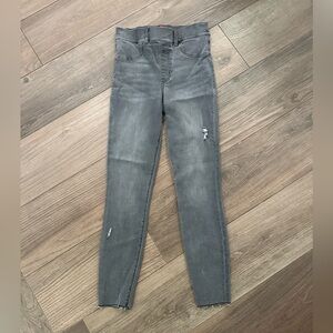 Spanx grey denim ankle leggings